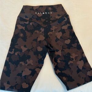 Balance/Vitality Brown and Black Camo Leggings